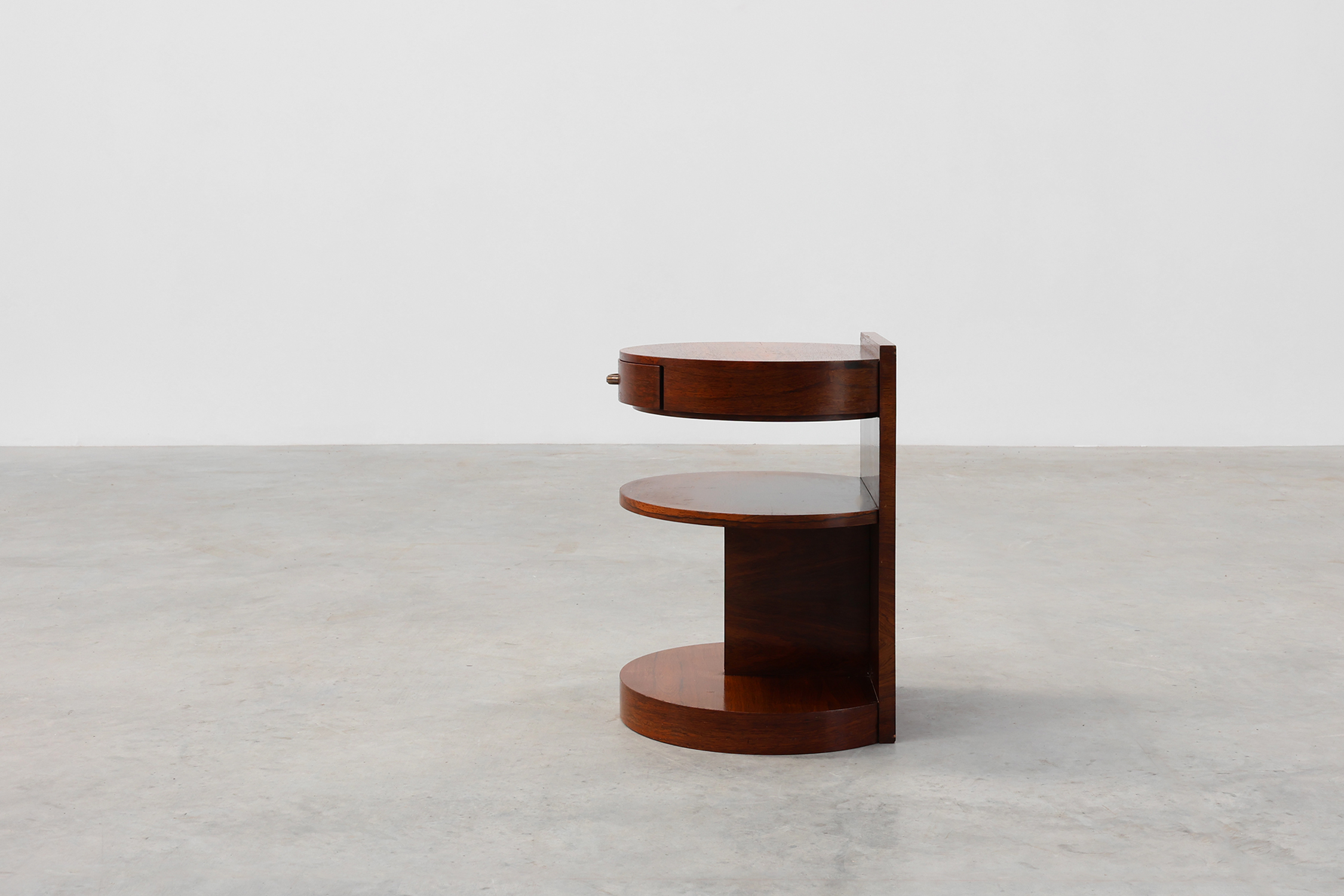 Wooden Nightstand or Cabinet by Michel Dufet in Art Deco style, France ca. 1930thumbnail